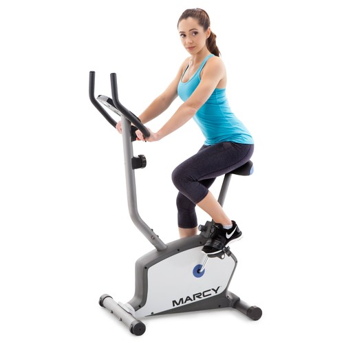 Upright exercise bike - exercise,