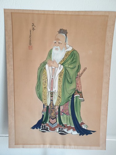 Peinture sur soie chine - peinture,
