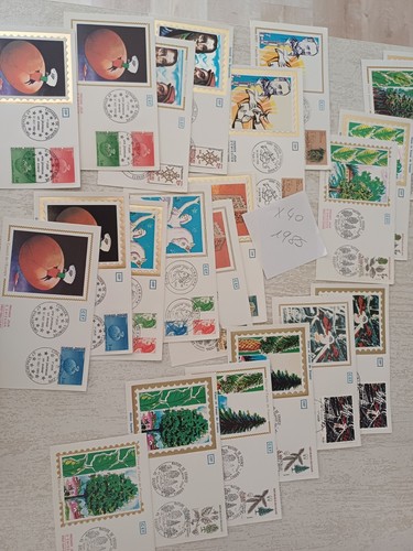 Enveloppes timbrées 1er - 24,