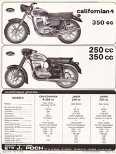 Publicité Motos JAWA 250 cc, 350 cc et california 4-350 cc. #SoutienUkraine