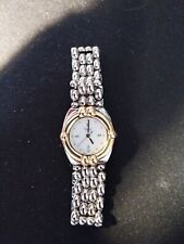 Montre Femme Chopard Genève Gstaad Or/Acier Quartz Fonctionne 