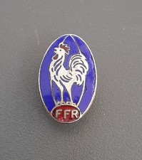 Insigne boutonnière FFR Coq