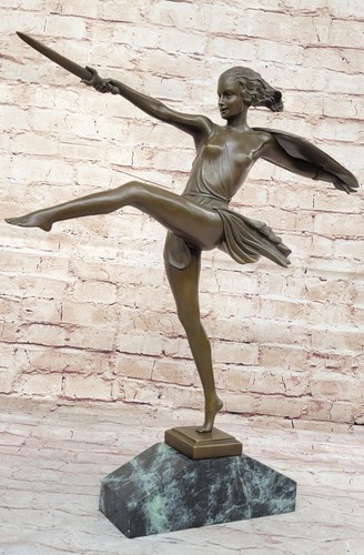 Sculpture bronze femme - sculpture,