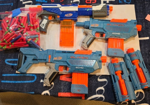 Nerf elite blaster - lot:, alpha