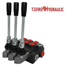 Distributeur hydraulique 40L/min, 3 sections Double Effet 3 leviers 03P40