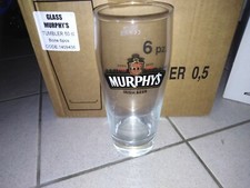 6 verres À bière Murphy's Pint 50cl Guinness