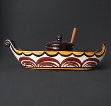 SERVICE à CONDIMENTS en faïence SAINT JEAN de BRETAGNE sel poivre moutarde 1018