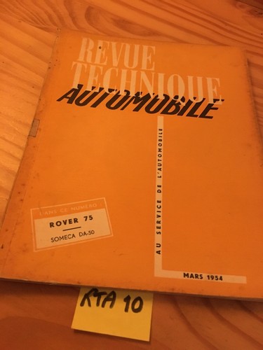 Revue technique automobile - revue,