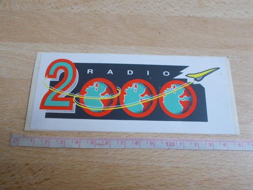 Autocollant radio 2000 - autocollant,