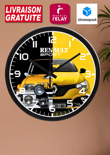 Horloge murale style - horloge,