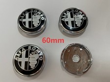 4x Cache Moyeu Logo Alfa Romeo