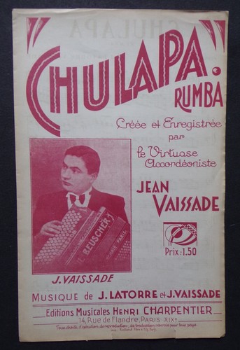 Partition chulapa jean - -,