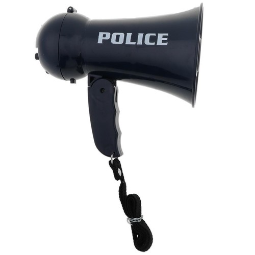 Sirène police mégaphone - sirène, de