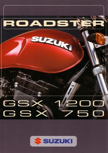 Brochure suzuki gsx 750 1200 - :,