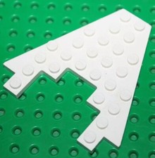 Lego Pirates White Wedge Plate 8x8 ref 6104 Set 6286 6271 Skull's Eye Schooner