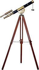 Ancien télescope en laiton
