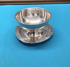 Saucière CHRISTOFLE GALLIA modèle VENDOME COQUILLES métal argenté table