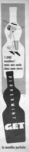 Publicité 1954 pippermint get - publicitÉ,