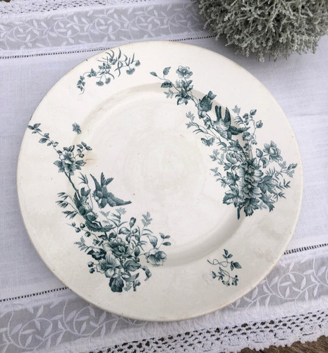 Ancienne grande assiette - ancienne, plat