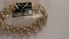 Vintage 4 rangs collier Biche