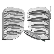 MOULE A PLOMBS OLIVE PERCEE 40-60-80-100 GRS   - MOU079 Alciumpeche