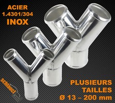 PIÈCE Y TUBE ACIER INOX Distributeur T Tuyau Durite Adaptateur Pipe Connecteur