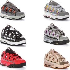 OSIRIS D3 2001 Semelle Épaisse Skate Lacets Hommes Baskets Sable Taille UK 6 -