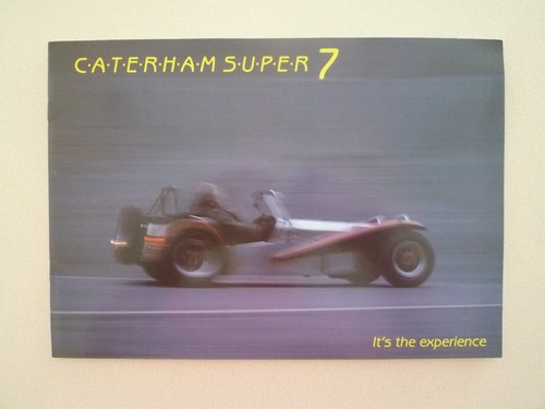 Rare brochure caterham super - rare,