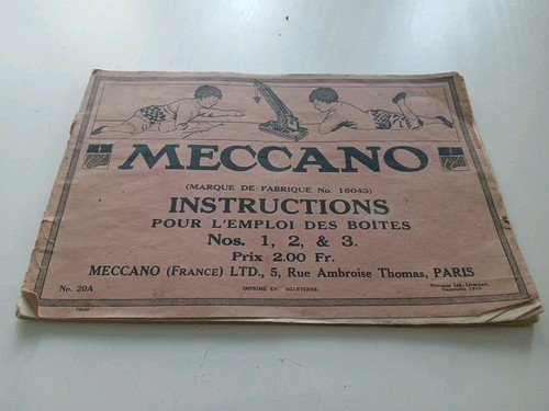 Brochure meccano instructions - brochure,