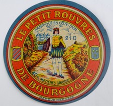 Etiquette ancienne de fromage
