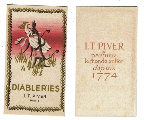 Carte parfumée piver - carte,