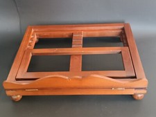 **LUTRIN DE TABLE OU D'AUTEL EN BOIS VERNIS QUATRE POSITIONS VINTAGE