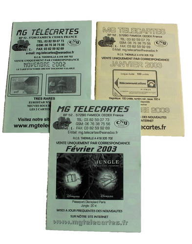 Livrets telecartes divers - livrets,