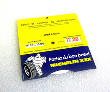 Disque de stationnement vintage MICHELIN 