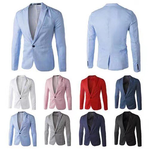 Blazer homme slim fit simple