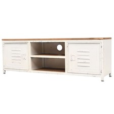 Meuble TV 120x30x40 cm Blanc Socle de Télévision Support de Télévision vidaXL