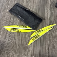 Wakeboards Ronix Jaunes 0,8" AILERONS FREE AGENT, Ensemble De 4 #O3