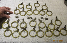 25 Anneaux de Rideau en Laiton