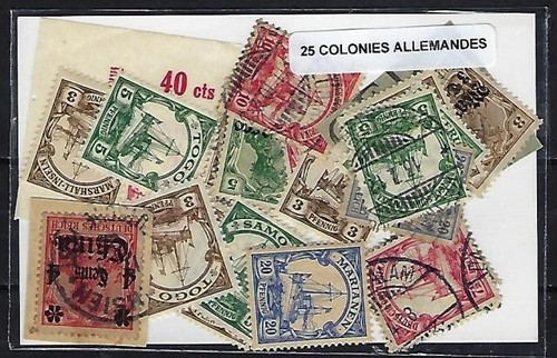Allemagne colonies timbres - colonies, 25