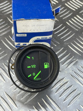 NOS manomètre - jauge à essence Jaeger fond vert - alpine A310  Ref : 32442101