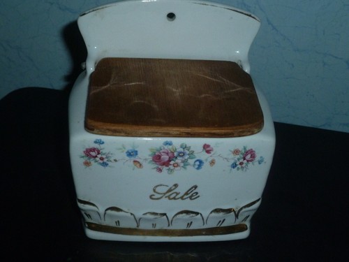 Boite sel porcelaine - boite, a