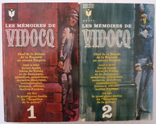 Les Mémoires de Vidocq. Tome 1 et 2 | éditions Marabout géant, 1966. Bon état
