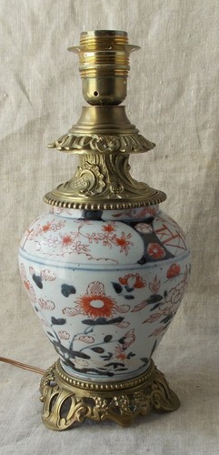 Ancien pied lampe imari - ancien,