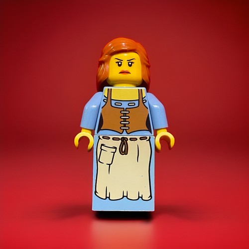 Lego kingdoms peasant maiden - lego, &