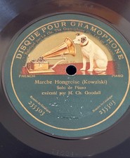 CHAS GOODALL - E. BOSANQUET / KOWALSKI - WAGNER / DISQUE POUR GRAMOPHONE