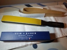 Affûteur a rasoir Gustave Lalune 2 faces razor stropp rasiermessser lederriemen