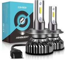 KOYOSO Ampoule H7 LED, 10000LM Phares pour Voiture et Moto, 12V 6000K