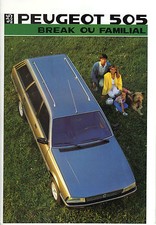 Catalogue Peugeot 505 Break de