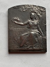 Médaille Plaque Bronze