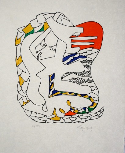 Charles lapicque estampe - lapicque,